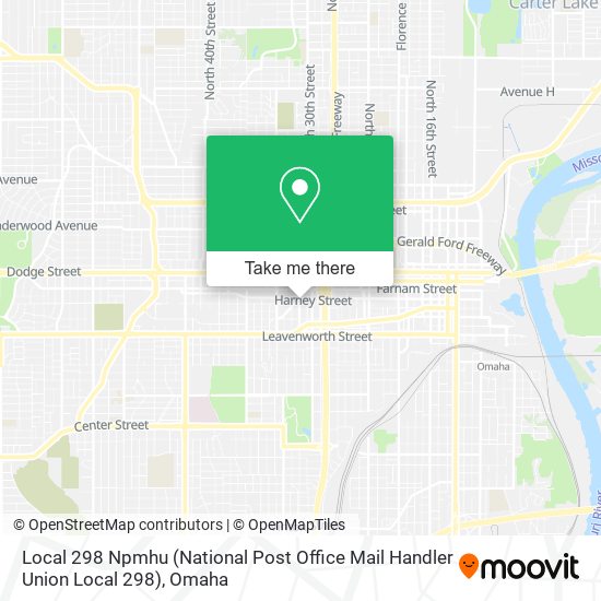 Mapa de Local 298 Npmhu (National Post Office Mail Handler Union Local 298)