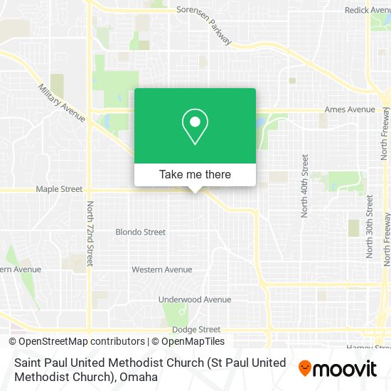 Saint Paul United Methodist Church map