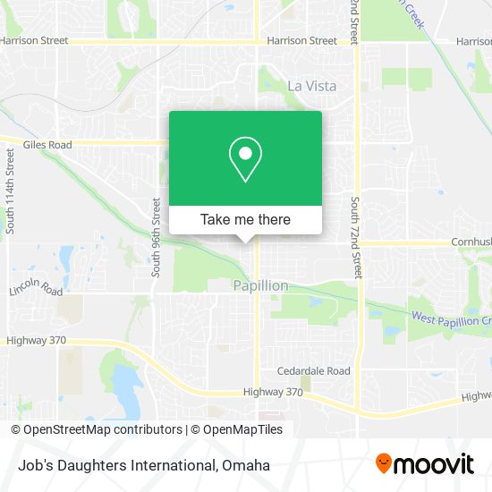 Mapa de Job's Daughters International