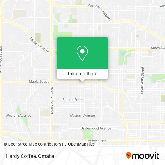 Hardy Coffee map