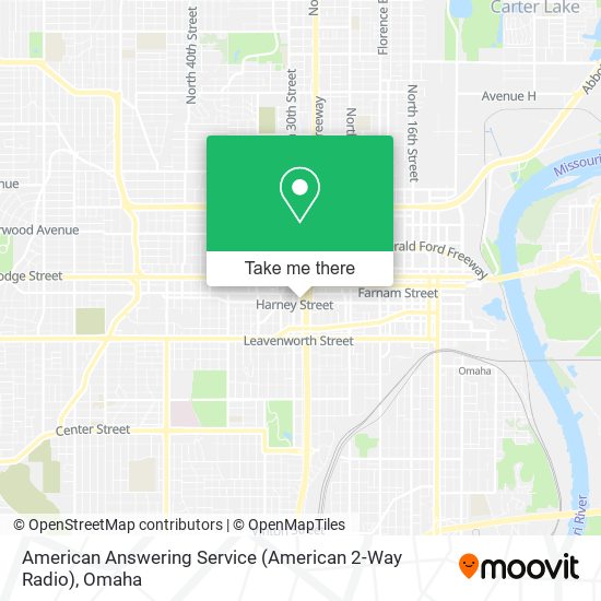 American Answering Service (American 2-Way Radio) map