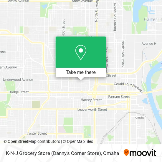 K-N-J Grocery Store (Danny's Corner Store) map