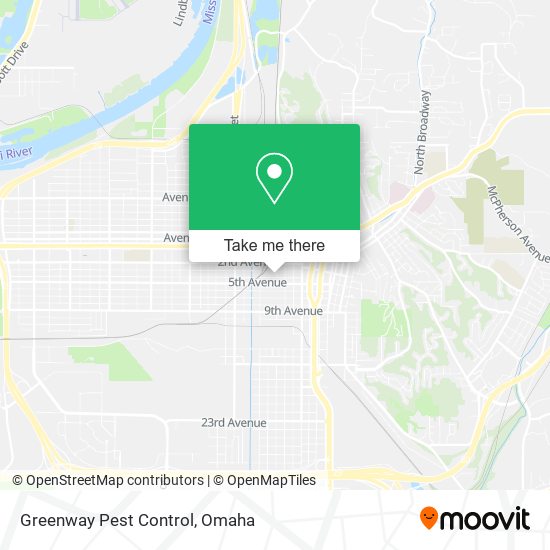 Greenway Pest Control map