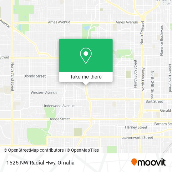 Mapa de 1525 NW Radial Hwy