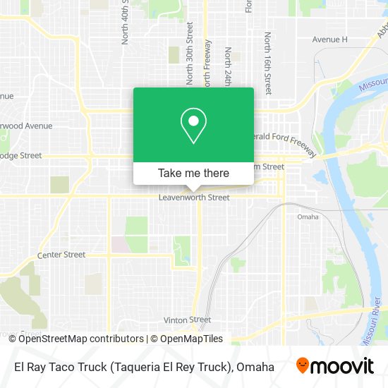Mapa de El Ray Taco Truck (Taqueria El Rey Truck)