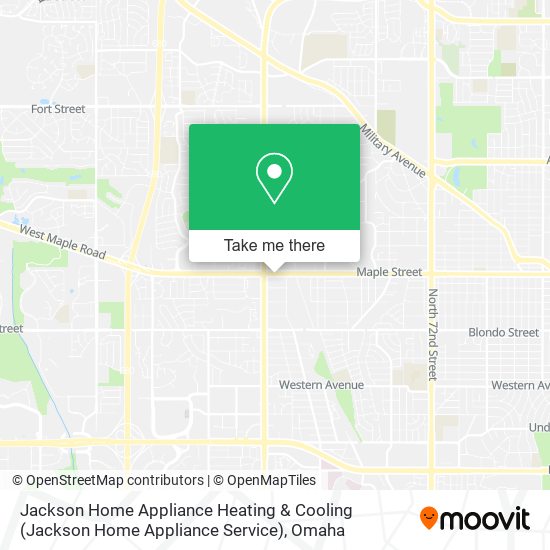 Jackson Home Appliance Heating & Cooling (Jackson Home Appliance Service) map