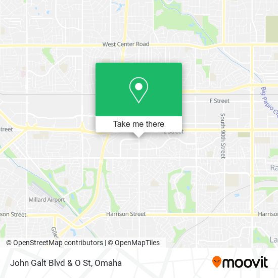 Mapa de John Galt Blvd & O St