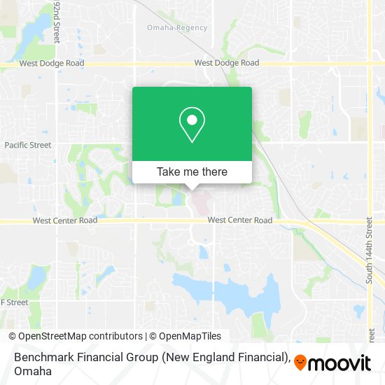Benchmark Financial Group (New England Financial) map
