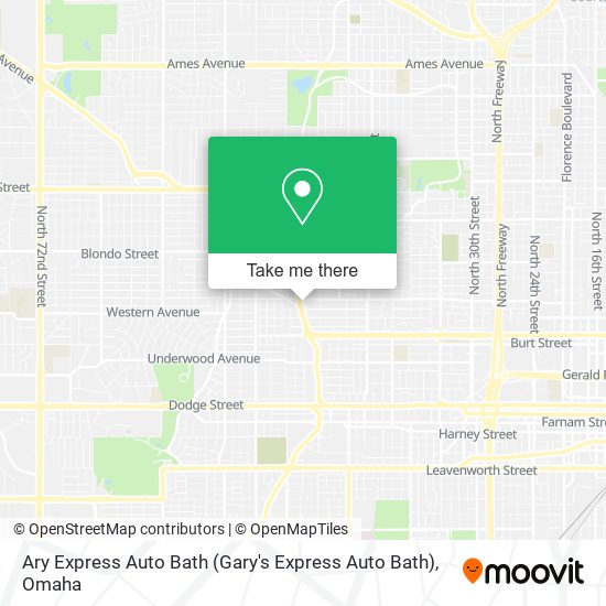 Mapa de Ary Express Auto Bath (Gary's Express Auto Bath)