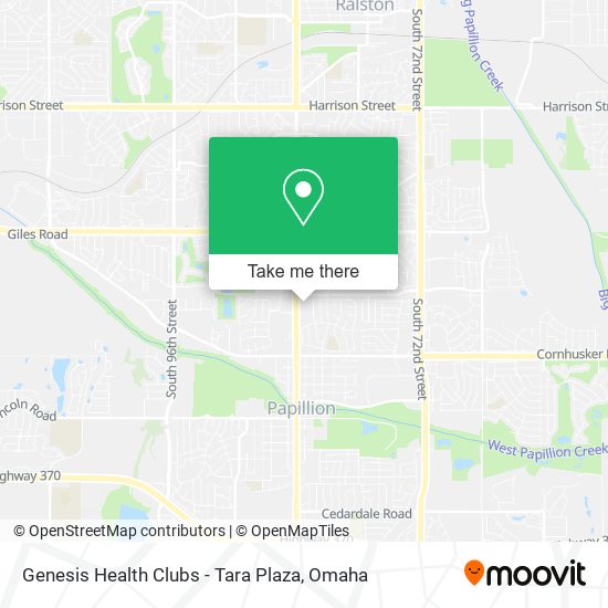 Mapa de Genesis Health Clubs - Tara Plaza