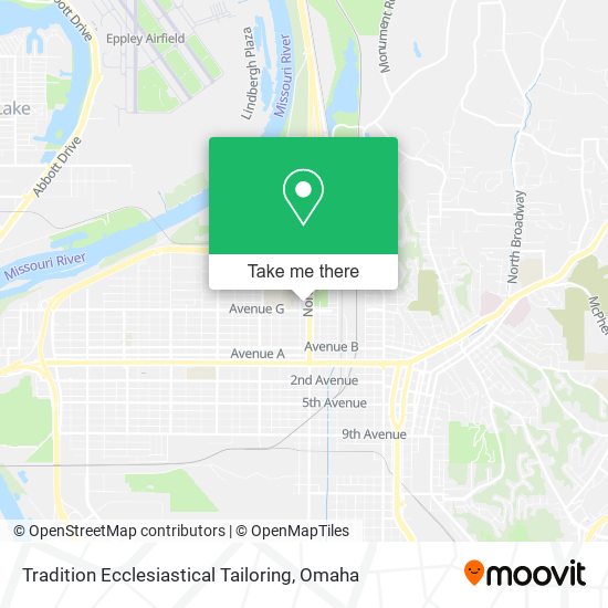 Tradition Ecclesiastical Tailoring map