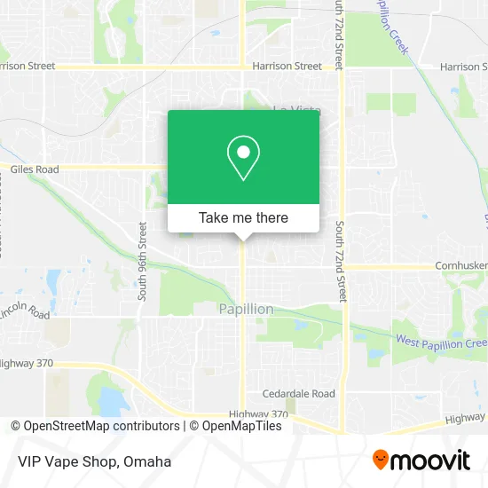 VIP Vape Shop map
