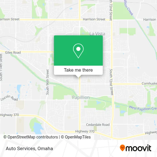 Auto Services map