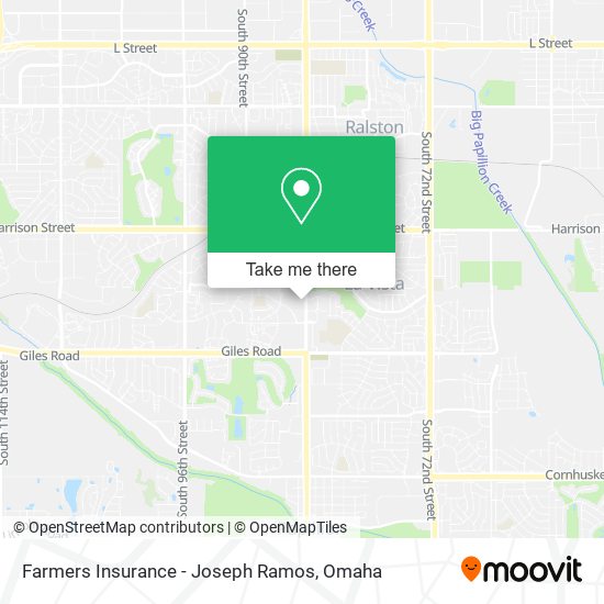 Farmers Insurance - Joseph Ramos map