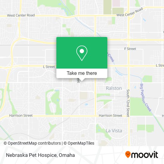 Nebraska Pet Hospice map