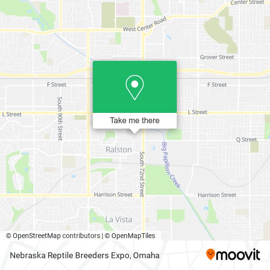 Nebraska Reptile Breeders Expo map