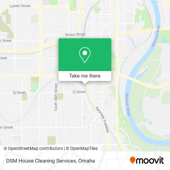 Mapa de DSM House Cleaning Services