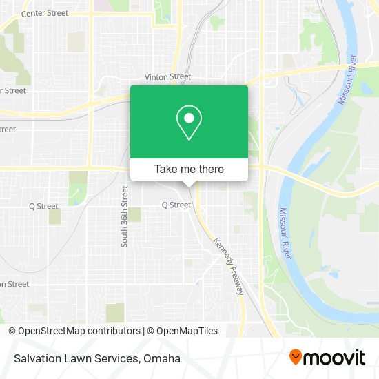 Salvation Lawn Services map