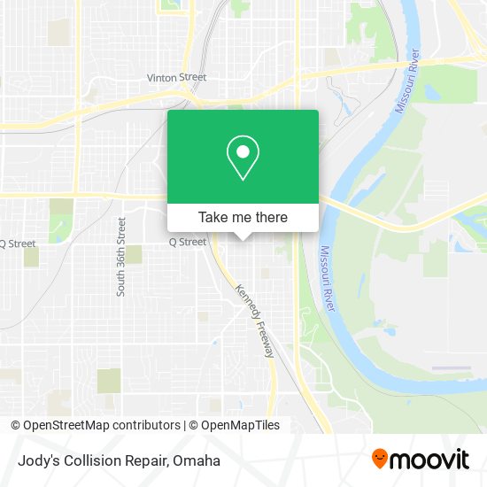 Mapa de Jody's Collision Repair