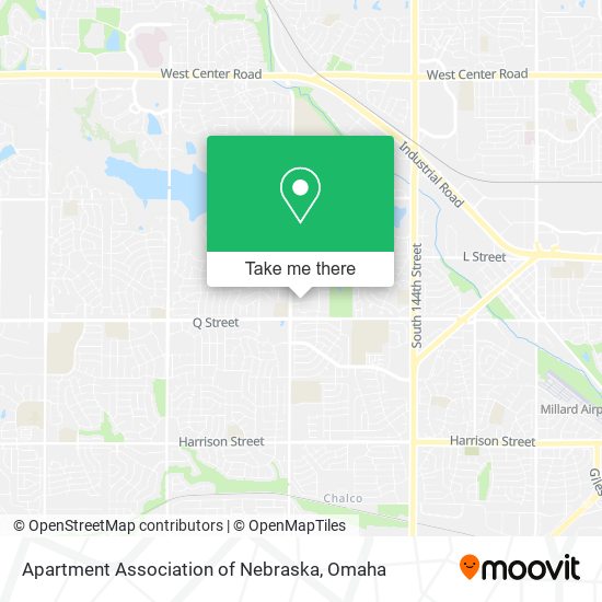Apartment Association of Nebraska map