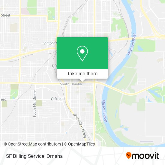 SF Billing Service map