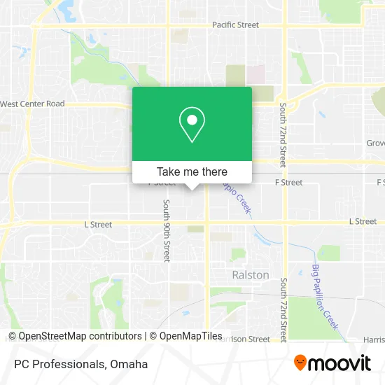 PC Professionals map