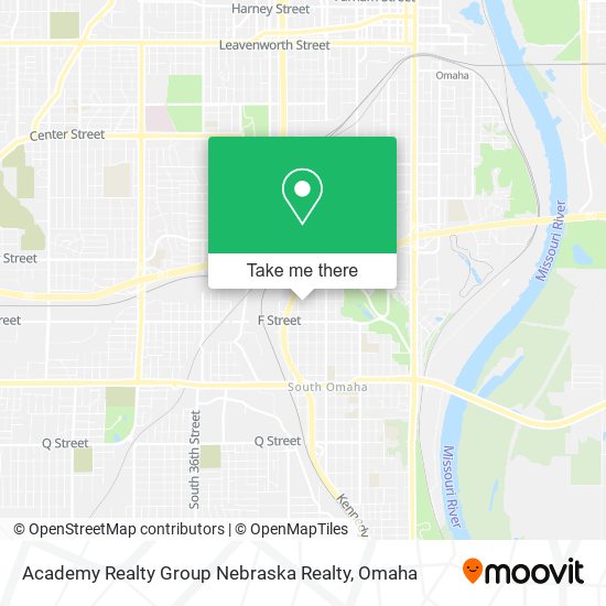 Academy Realty Group Nebraska Realty map