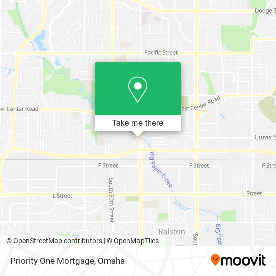 Priority One Mortgage map