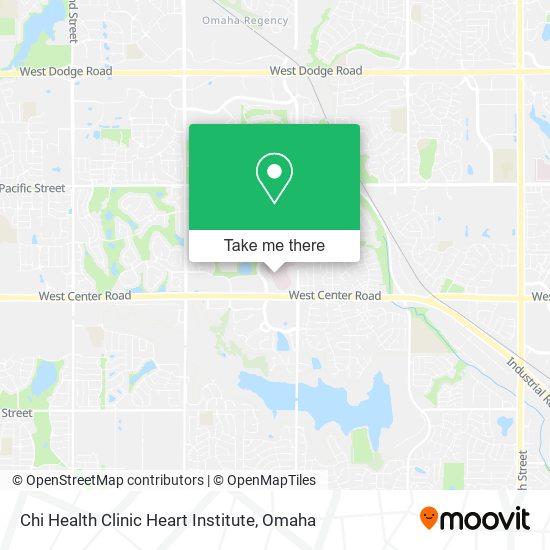 Chi Health Clinic Heart Institute map