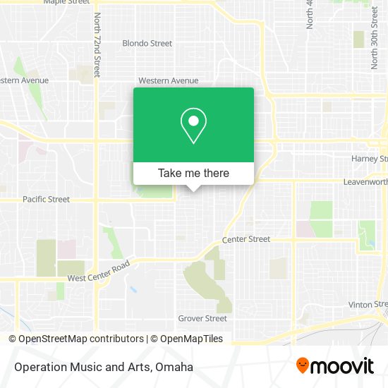 Operation Music and Arts map