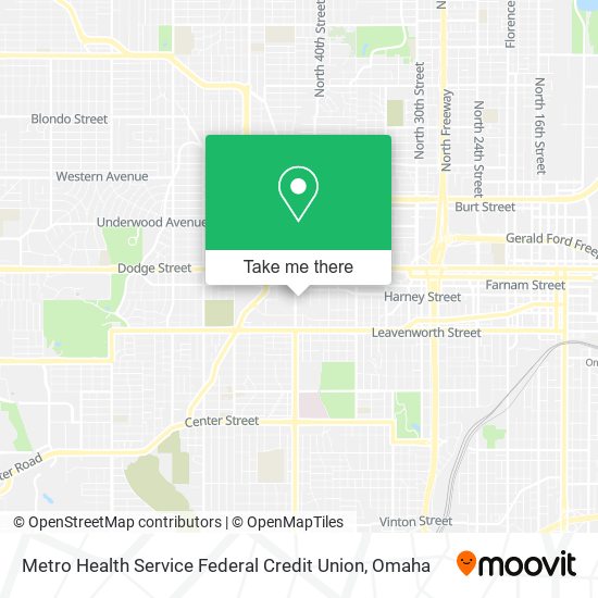 Mapa de Metro Health Service Federal Credit Union