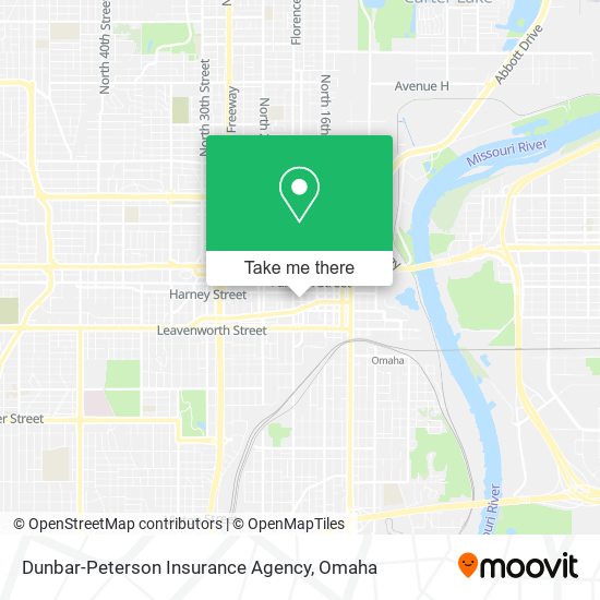 Mapa de Dunbar-Peterson Insurance Agency
