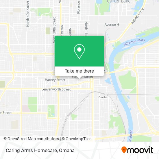 Caring Arms Homecare map