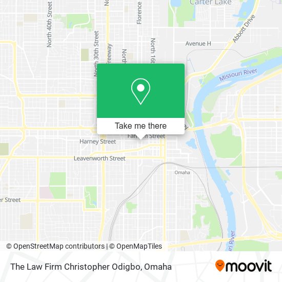The Law Firm Christopher Odigbo map