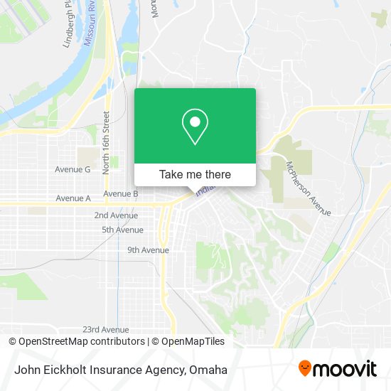 John Eickholt Insurance Agency map