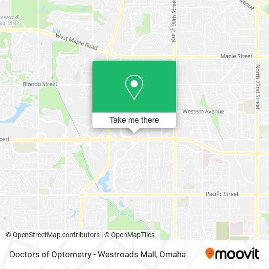 Mapa de Doctors of Optometry - Westroads Mall