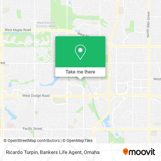Ricardo Turpin, Bankers Life Agent map