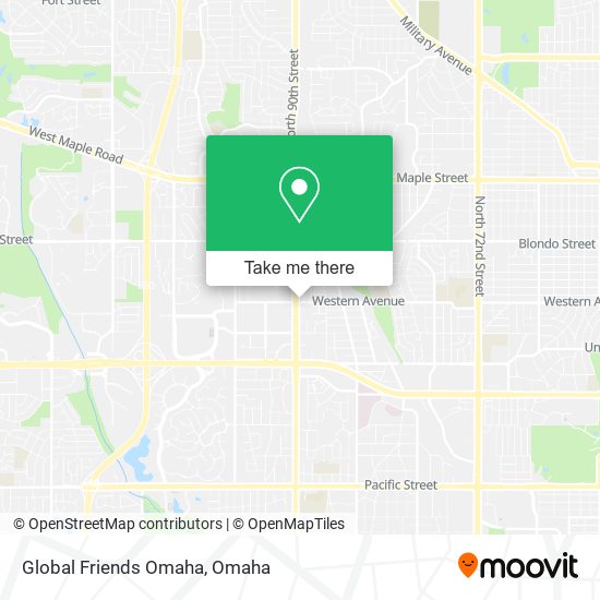Mapa de Global Friends Omaha