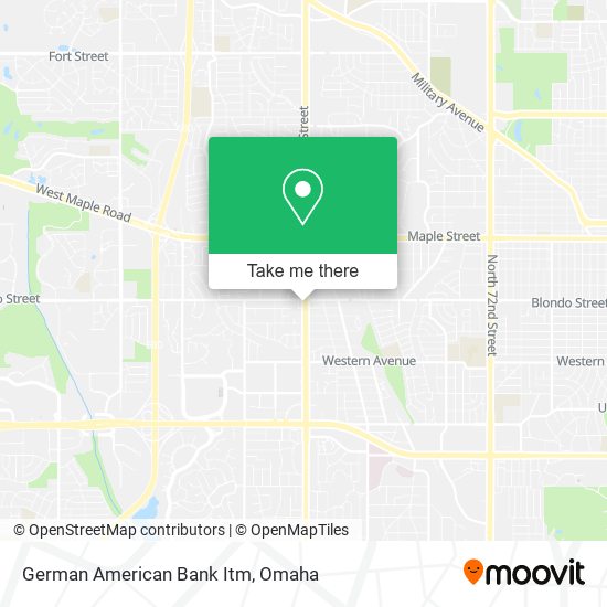 German American Bank Itm map