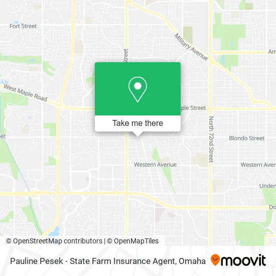Mapa de Pauline Pesek - State Farm Insurance Agent