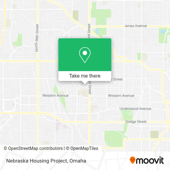 Nebraska Housing Project map
