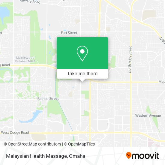 Mapa de Malaysian Health Massage