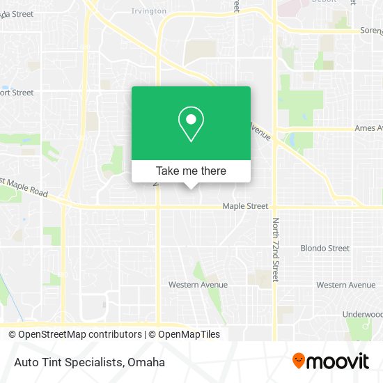 Auto Tint Specialists map
