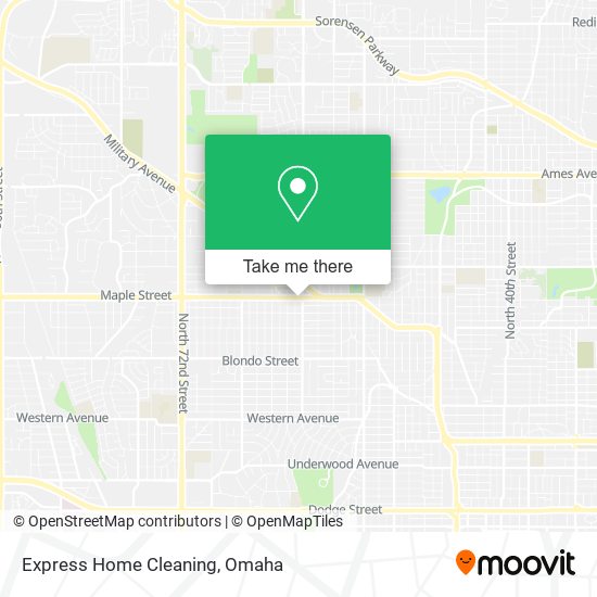 Express Home Cleaning map