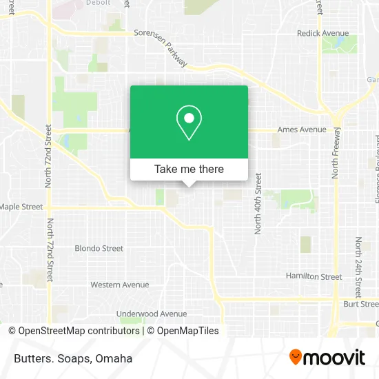 Butters. Soaps map