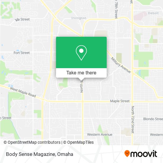 Body Sense Magazine map