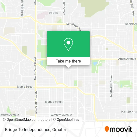 Bridge To Independence map