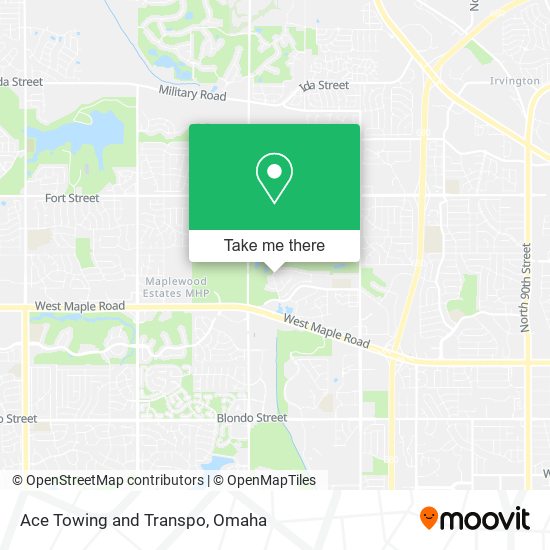 Ace Towing and Transpo map