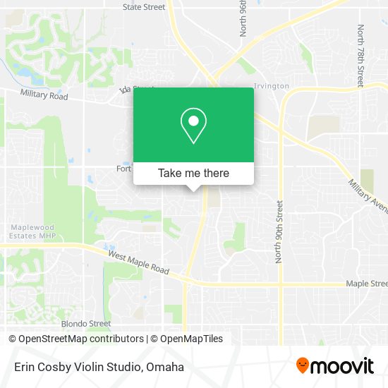 Erin Cosby Violin Studio map