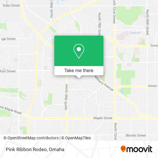 Mapa de Pink Ribbon Rodeo
